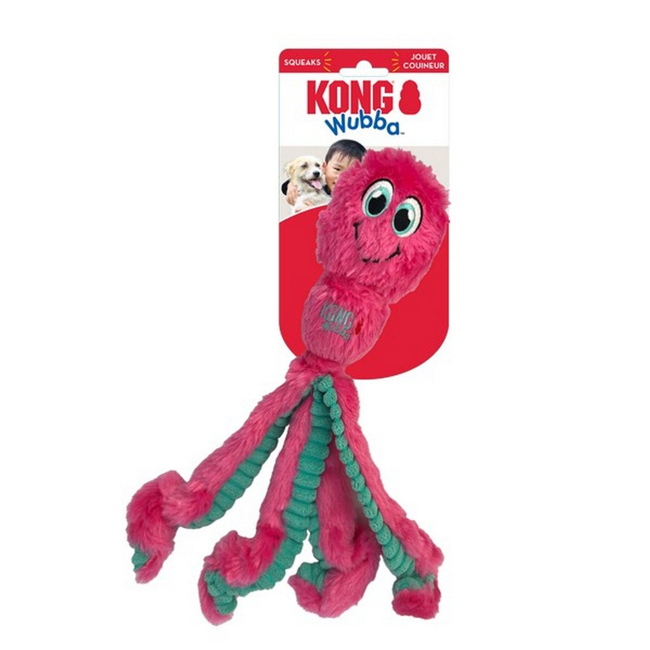 KONG Wubba Octopus Multicolour Small