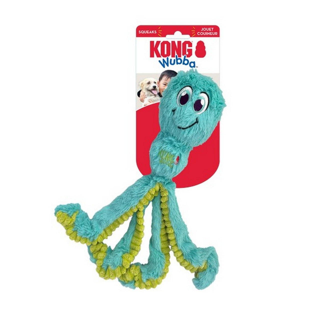 KONG Wubba Octopus Multicolour Small