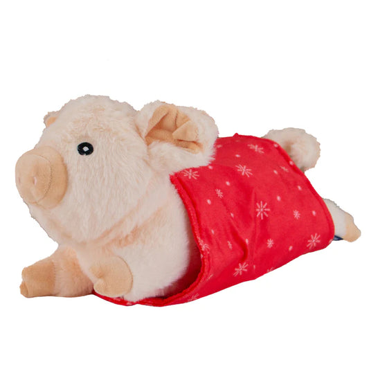 Ancol Paloma Pig In Blanket Dog Toy
