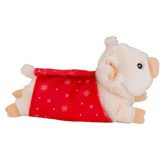 Ancol Paloma Pig In Blanket Dog Toy