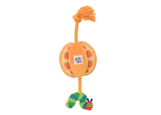 Eric Carle Hungry Caterpillar Orange Rope Dog Toy