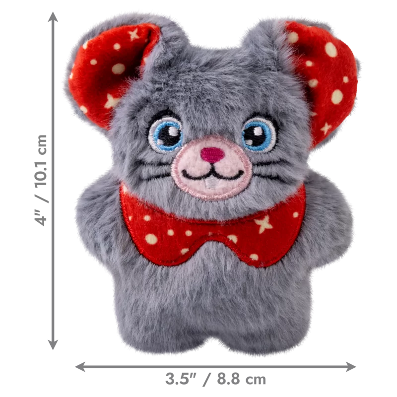 KONG Holiday Snuzzles Mouse