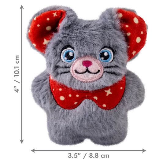 KONG Holiday Snuzzles Mouse