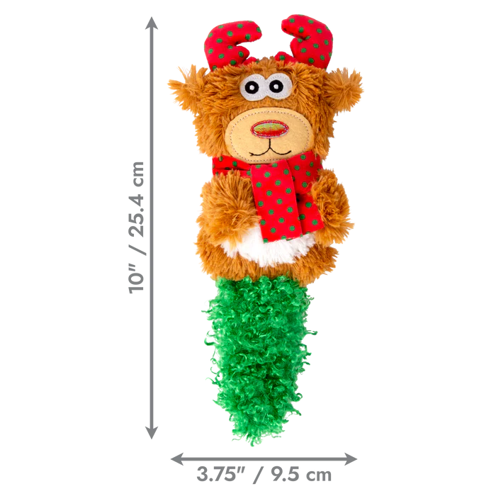 KONG Holiday Kickeroo Character Reindeer