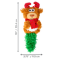 KONG Holiday Kickeroo Character Reindeer