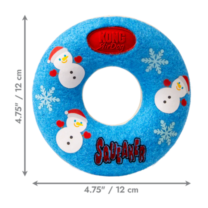 KONG Holiday AirDog Squeaker Donut