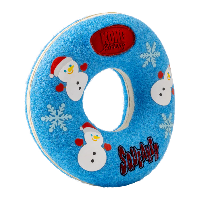 KONG Holiday AirDog Squeaker Donut