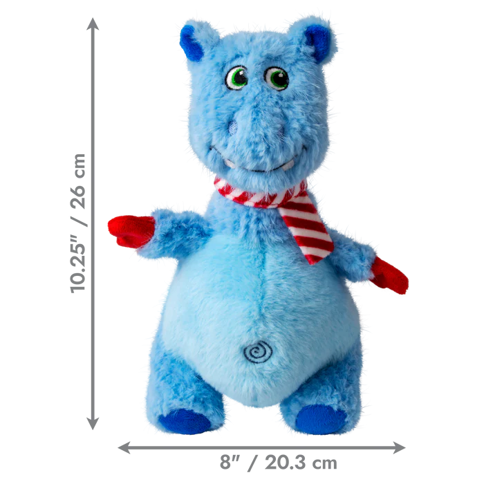 KONG Holiday Knots Belly Hippo M/L