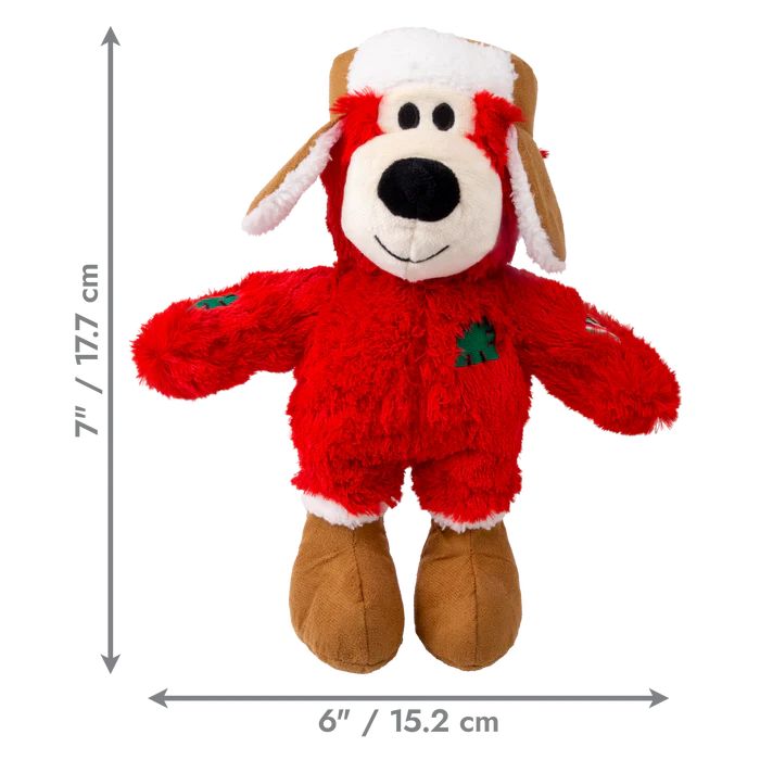 KONG Holiday Wild Knots Bear Assorted Sm/Md