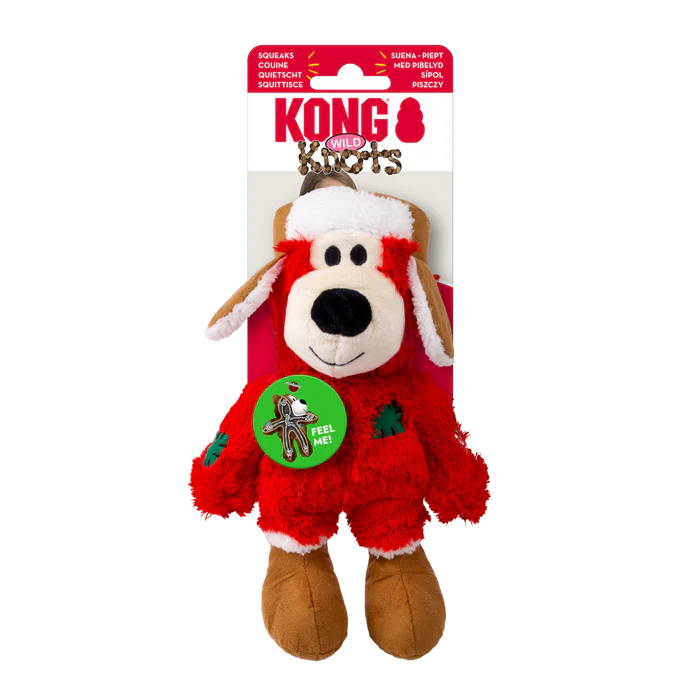 KONG Holiday Wild Knots Bear Assorted Sm/Md