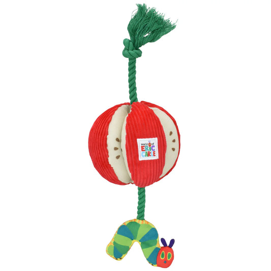 Eric Carle Hungry Caterpillar Apple Rope Dog Toy
