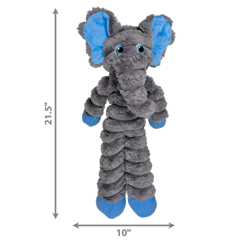 Kong Shakers Elephant Plush Dog Toy