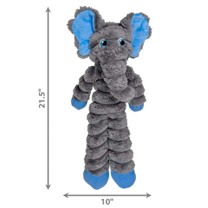 Kong Shakers Elephant Plush Dog Toy