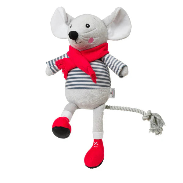 HoP Merry Mouse Plush Dog Toy