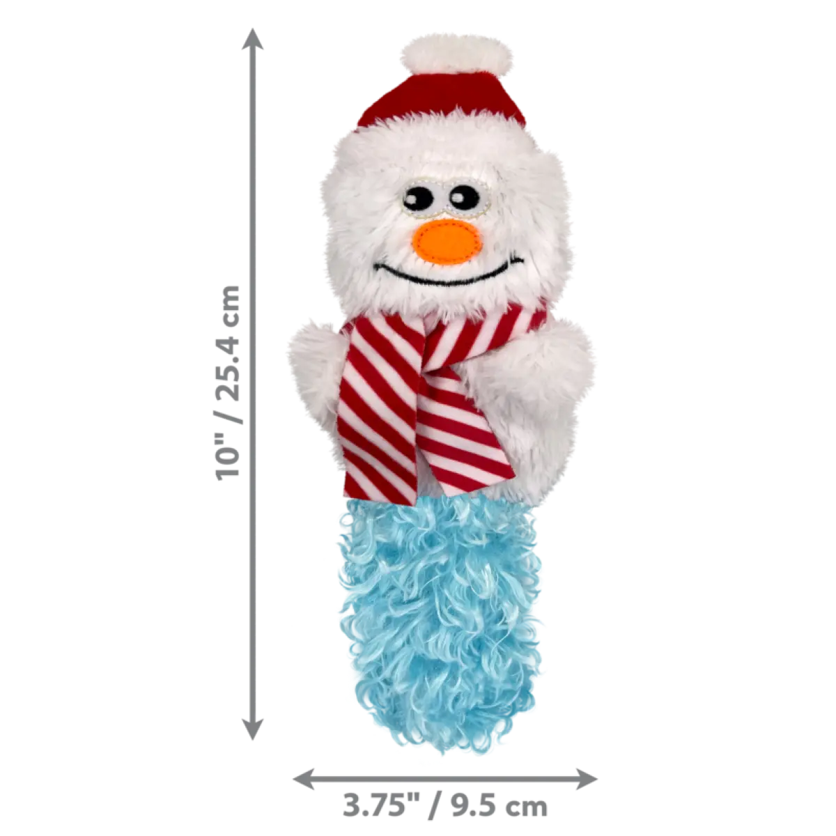 KONG Holiday Kickeroo Character Snowman Cat Toy