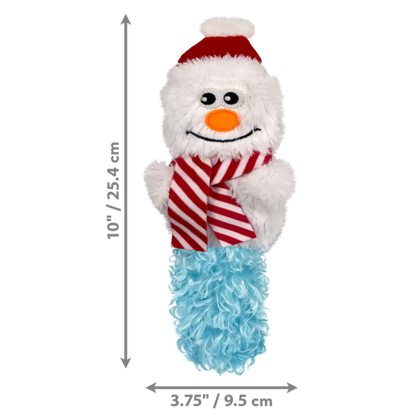 KONG Holiday Kickeroo Character Snowman Cat Toy