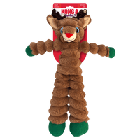 KONG Holiday Shakers Crumples Reindeer Dog Toy