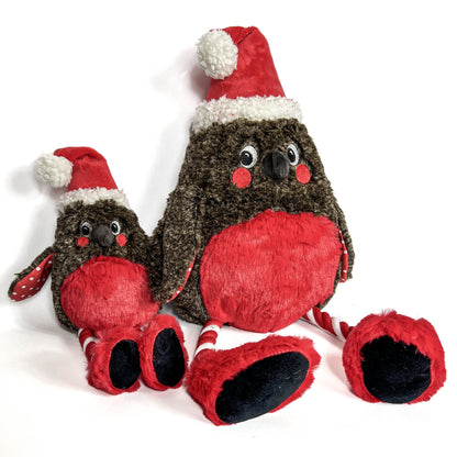 HoP Festive Rocking Robin Rope Toy S/L